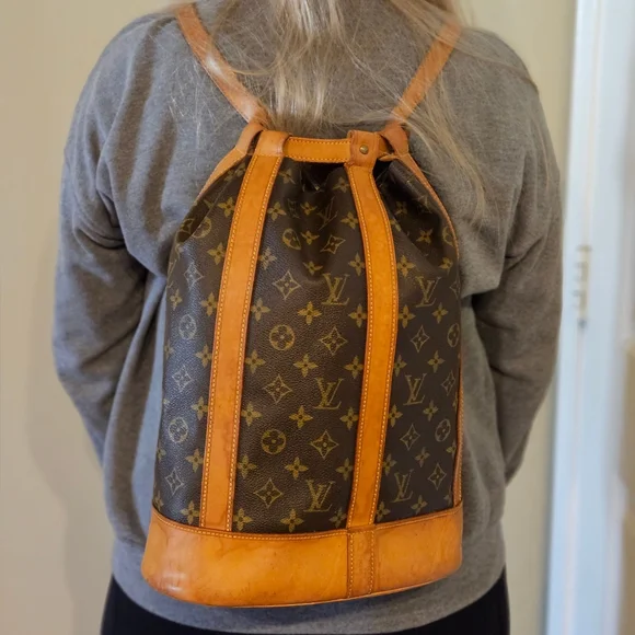 Louis Vuitton EUC Backpack Purse Sp0023 Louis Vuitton Louis Vuitton Monogram Montsouris  main image 4